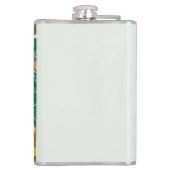 Wogende Dschungel-Harmonie Flachmann (Rückseite)