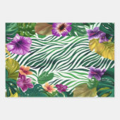 Wogende Dschungel-Harmonie Geschenkpapier Set (Vorderseite)