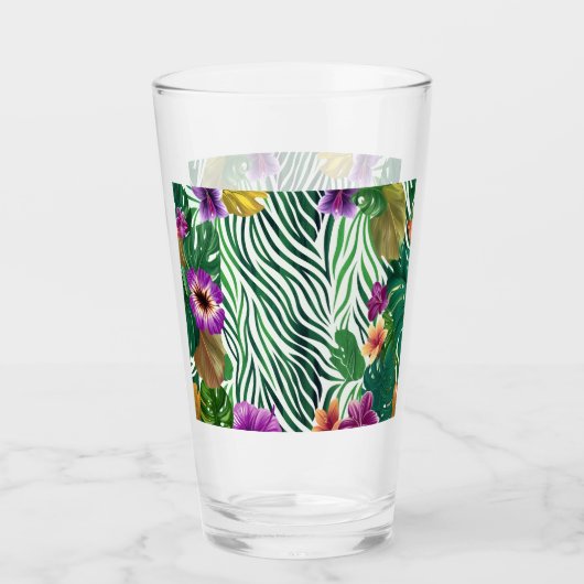 Wogende Dschungel-Harmonie Glas (Vorderseite)