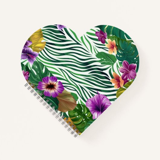 Wogende Dschungel-Harmonie Notizblock (Vorderseite)