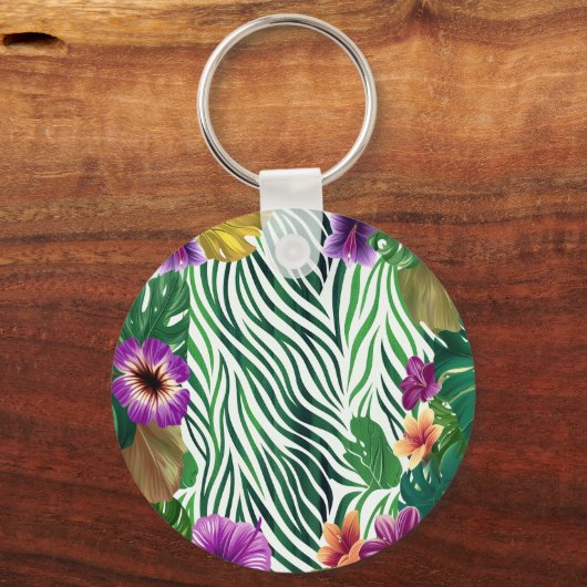 Wogende Dschungel-Harmonie Schlüsselanhänger (Vorderseite)