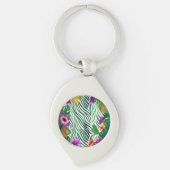 Wogende Dschungel-Harmonie Schlüsselanhänger (Vorderseite)