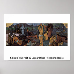 Woher kommen wir? Durch Paul Gauguin Poster