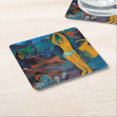 Woher kommen wir, Gauguin? Rechteckiger Pappuntersetzer (angewinkelt)