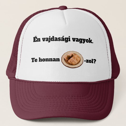 Woher kommst du? mici truckerkappe (Vorderseite)