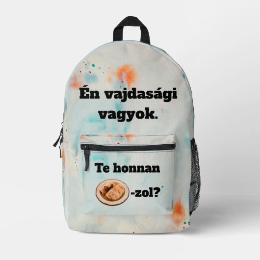 Woher kommst du? Rucksack (Vorderseite)