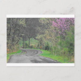 Wohin auch immer es mich bringt postkarte