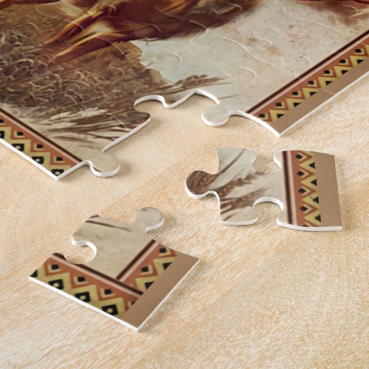 Wohin auch immer Ihre Reise im Leben - Hirsche Vat Puzzle (Seite)