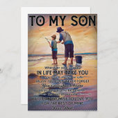 Wohin auch immer Ihre Reise in lebensfischen Vater Einladung (Vorne/Hinten)