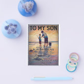 Wohin auch immer Ihre Reise in lebensfischen Vater Flyer (Einzeln)