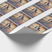 Wohin auch immer Ihre Reise in lebensfischen Vater Geschenkpapier (Ecke)