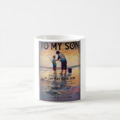 Wohin auch immer Ihre Reise in lebensfischen Vater Kaffeetasse (Mittel)