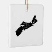Wohin auch immer - Nova Scotia wird immer Zuhause  Keramikornament (Rechts)