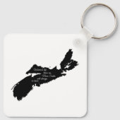 Wohin auch immer - Nova Scotia wird immer Zuhause Schlüsselanhänger (Rückseite)