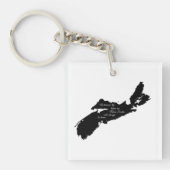 Wohin auch immer - Nova Scotia wird immer Zuhause  Schlüsselanhänger (Vorderseite)