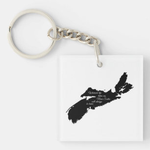 Wohin auch immer - Nova Scotia wird immer Zuhause  Schlüsselanhänger