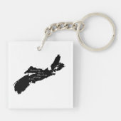 Wohin auch immer - Nova Scotia wird immer Zuhause Schlüsselanhänger (Rückseite)