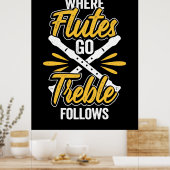 Wohin der Flug-Spieler geht Poster (Küche)