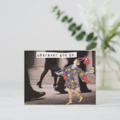 Wohin du auch gehst postkarte (Stehend Vorderseite)