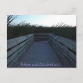 Wohin führt uns das? postkarte (Vorderseite)