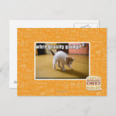 Wohin geht die Schwerkraft? Postkarte (Vorne/Hinten)