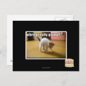 Wohin geht die Schwerkraft? Postkarte (Vorne/Hinten)