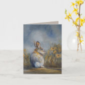 Wohin geht Herr Hase Karte (Gelbe Blume)