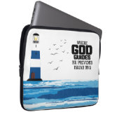 Wohin Gott führt, liefert er einen Laptop-Case Laptopschutzhülle (Vorne Rechts)