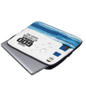 Wohin Gott führt, liefert er einen Laptop-Case Laptopschutzhülle (Vorne Knopf)