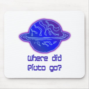Wohin ist Pluto gegangen? Mousepad