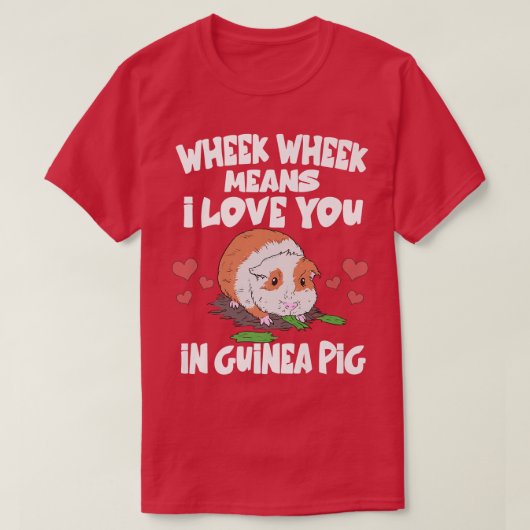 Wohin kann ich dich in Guinea Pig Premium Liebe? T-Shirt (Design vorne)
