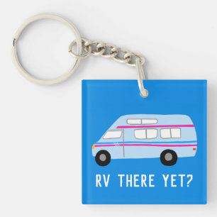 WOHIN NOCH? Vintage Van Motorhome Campervan Schlüsselanhänger