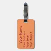 "Wohin Sie gehen, gehen Sie mit Ihrem ganzem Gepäckanhänger (Rückseite vertikal)