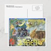 Wohin sollen wir gehen? postkarte (Vorne/Hinten)