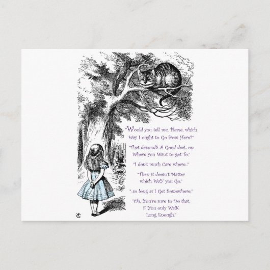 Wohin Will du zu gehen? Postkarte (Vorderseite)