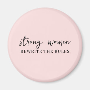 Wohl erzogene Frauen machen keine Geschichte Pink Magnet