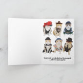 Wohlbefinden bei Unfällen/gebrochenem Arm Karte (Innenseite)