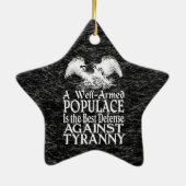 Wohle bewaffnete Bevölkerungs-beste Verteidigung Keramik Ornament (Hinten)