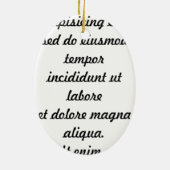 Wohle Butter mein Hintern und rufen mich einen Keramik Ornament (Hinten)