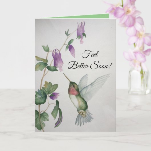 Wohlfühlen Bald fröhliche Freude erlangen Brunnen  Karte (Orchidee)