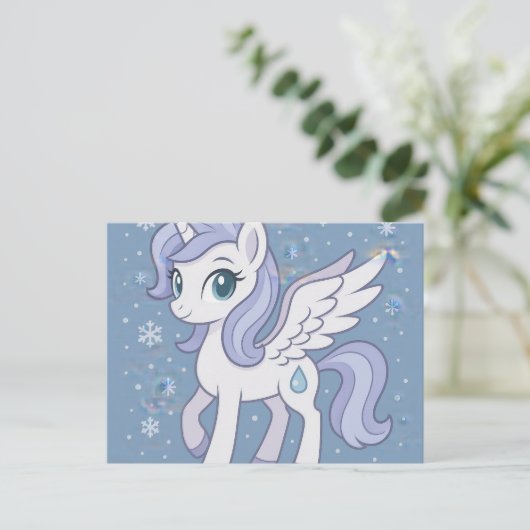 Wohlfühlen bald - Niedlicher Pony - Gute Karte (Stehend Vorderseite)