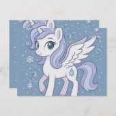 Wohlfühlen bald - Niedlicher Pony - Gute Karte (Vorne/Hinten)