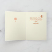 Wohlfühlen, gut Knochenmark-Transplantation, Vögel Karte (Innenseite)