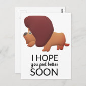 Wohlfühlen Postkarte (Vorne/Hinten)