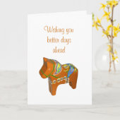 Wohlfühlkarte Karte (Gelbe Blume)