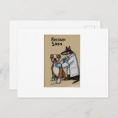 Wohlfühlkarte Postkarte (Vorne/Hinten)