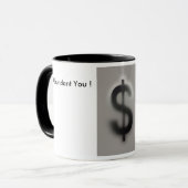 Wohlhabend Sie! Reichlich Sie! Geld Reiki Tasse (Vorderseite Links)