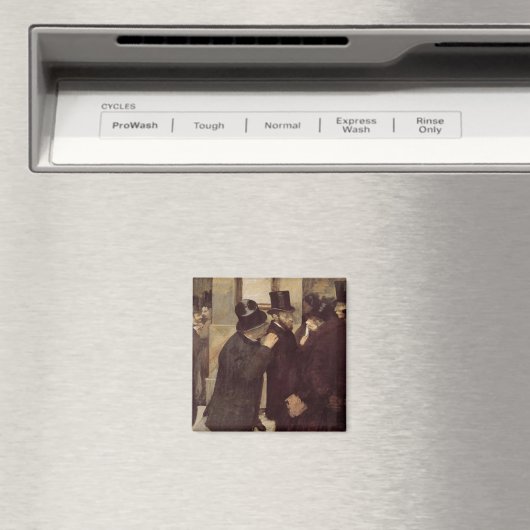 Wohlhabende Männer an der Börse (von Edgar Degas) Magnet (In Situ (Geschirrspüler))