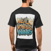 Wohlhabende Wonders Winks T-Shirt (Rückseite)