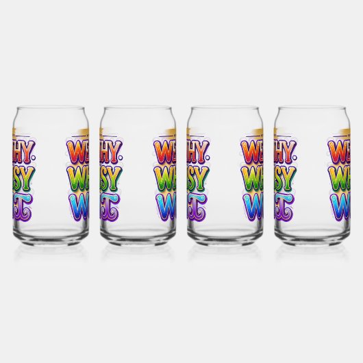 Wohlhabender Whimsy Wit Dosenglas (Links)